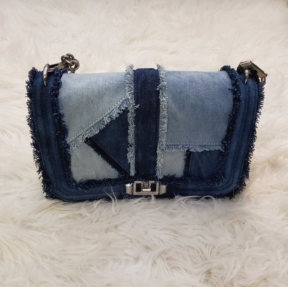 💙👜Rebecca Minkoff Denin Love Crossbody👜💙
